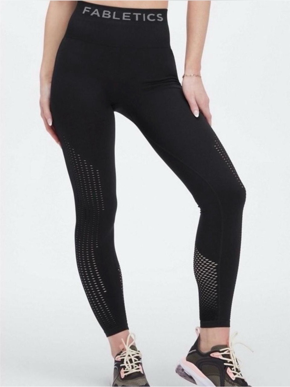 Fabletics Women’s Sz XXS High-Waisted Black Leggings